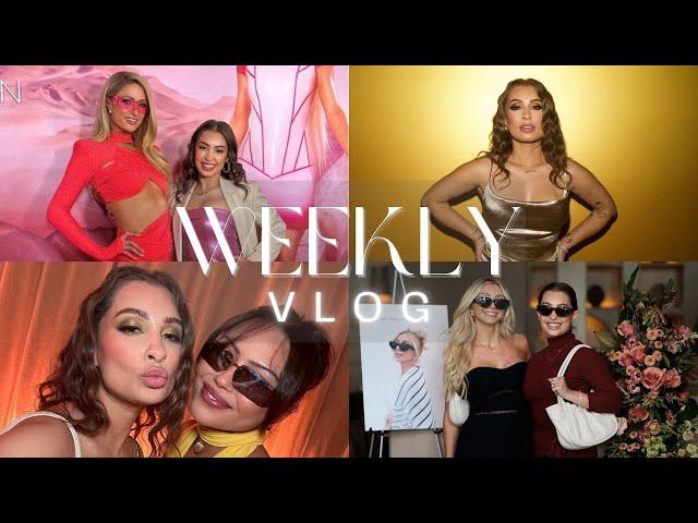 weekly vlog: meeting paris hilton, fenty beauty event