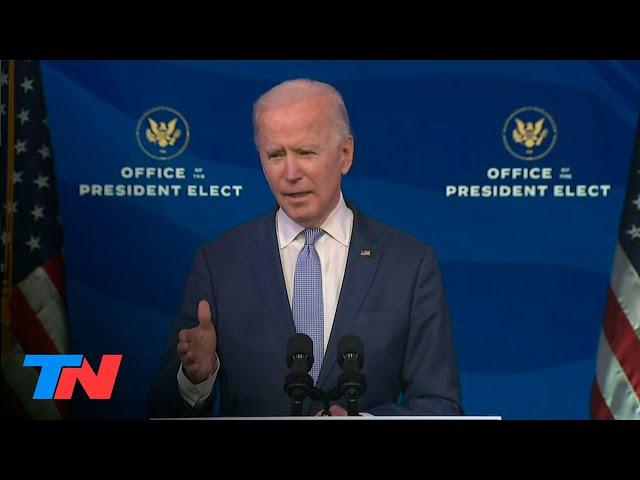 Joe Biden, tras los disturbios en el Capitolio: “Esto no es una protesta, es una insurrección”