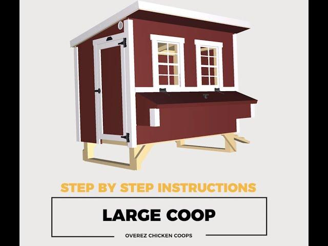 OverEZ Large Chicken Coop Assembly