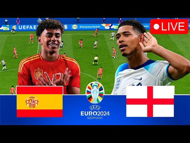 Spain vs England Live | Final UEFA Euro 2024 | Full Match & EAFC 24 Gameplay