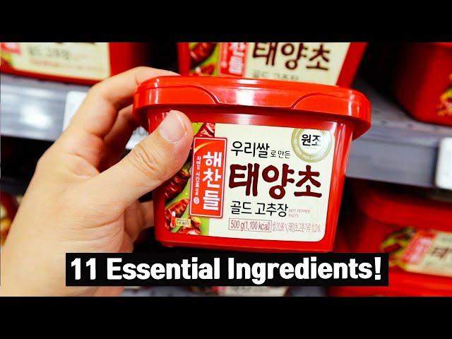 11 Essential Ingredients for Korean Food Korean Grocery Shopping Guide