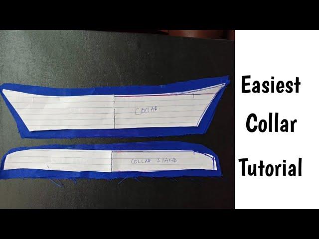 Easiest shirt collar tutorial. 2 simple methods