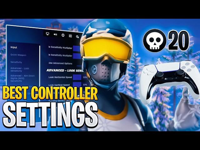 The *BEST* CONTROLLER SETTINGS for Fortnite Chapter 5 (AIMBOT)