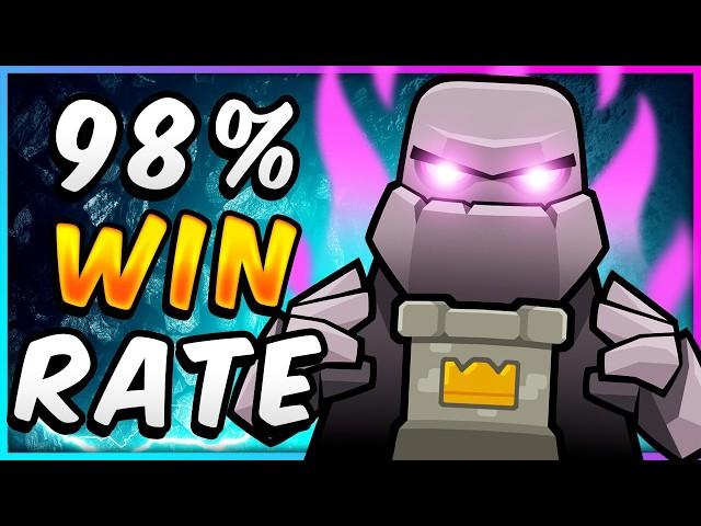 98% WIN RATE! BEST GOLEM DECK DOMINATES — Clash Royale