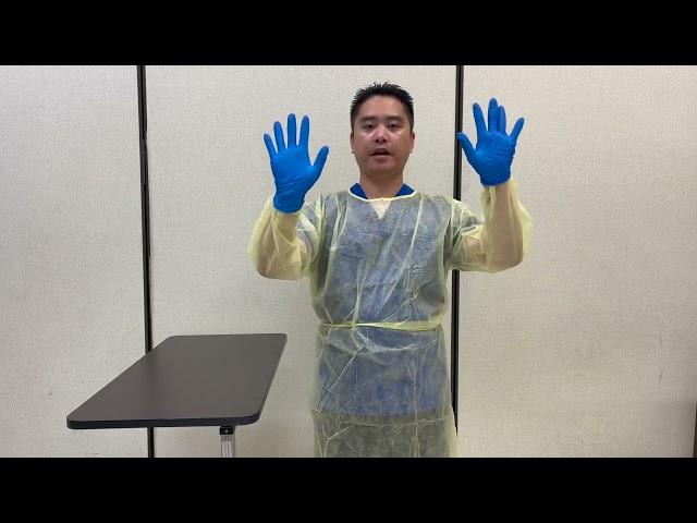 Credentia CNA Skill 8: Donning and removing PPE (gown and gloves)