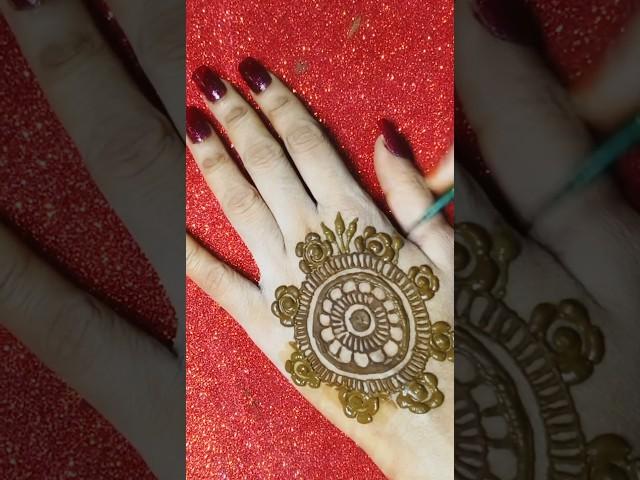 Easy flower mehandi design#shorts #short #viral #video #viralvideo #viralshorts #art #mehndi