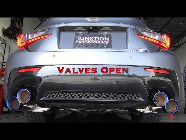 LEXUS RC F w/ ARMYTRIX Variable Valve Controlled Exhaust