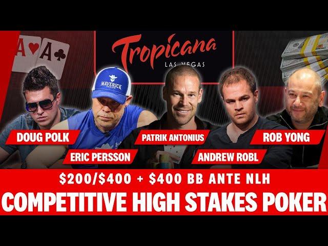 Ep.#3 $200/$400/$400 - HIGH STAKES LEGENDS - Eric Persson, Doug Polk, Andrew Robl, Patrik Antonius