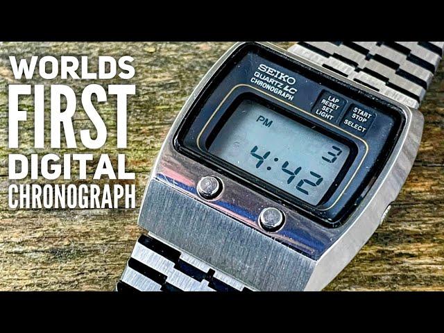 The WORLDS FIRST Digital Chronograph Watch - Seiko 0634 5019