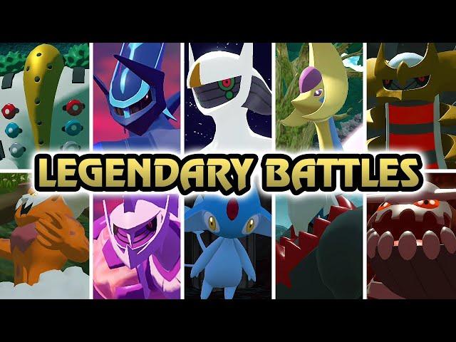 Pokémon Legends: Arceus - All Legendary Pokémon Battles (HQ)