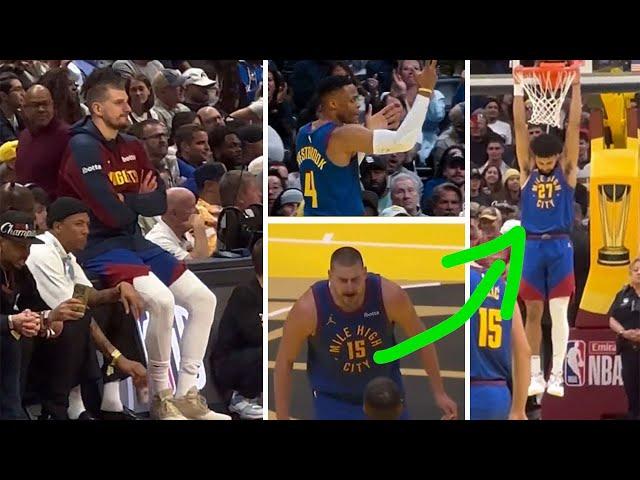 Nikola Jokic and Denver Nuggets team HIGHLIGHT MOMENTS you DIDN'T SEE on TV - Mavericks vs Nuggets