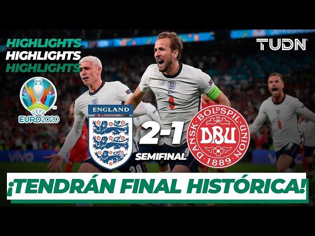 Highlights | Inglaterra 2-1 Dinamarca | UEFA Euro 2020 | Semifinal | TUDN