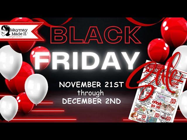 Black Friday a week and a Thursday early? Yes PLEASE! ALSO something we have never offered before!