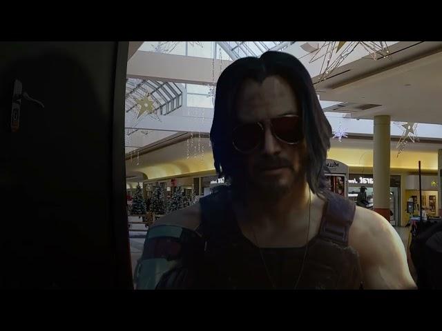 Keanu cyberpunk in Shopmall