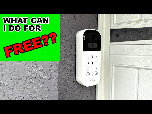 MyQ Smart Garage Door Video Keypad Setup and Review