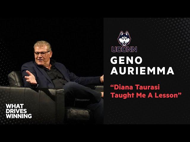 "Diana Taurasi Taught Me A Lesson" | Geno Auriemma