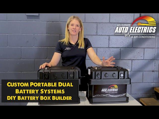 Custom Portable Dual Battery Systems - DIY Battery Box Builder | Accelerate Auto Electrics