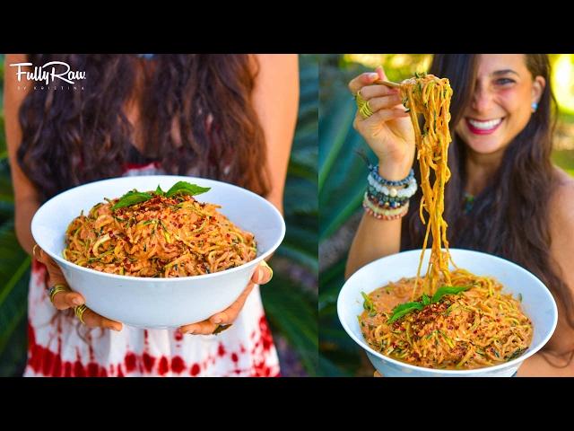 Creamy Chipotle Pasta Marinara! FullyRaw & Vegan!