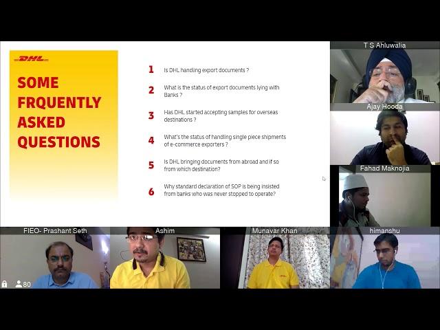 FIEO Interactive Video Conference with Courier Industry