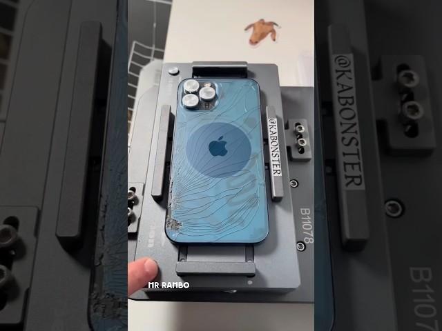 IPhone 12 pro black glass replacement #iphone #ytshorts #shorts