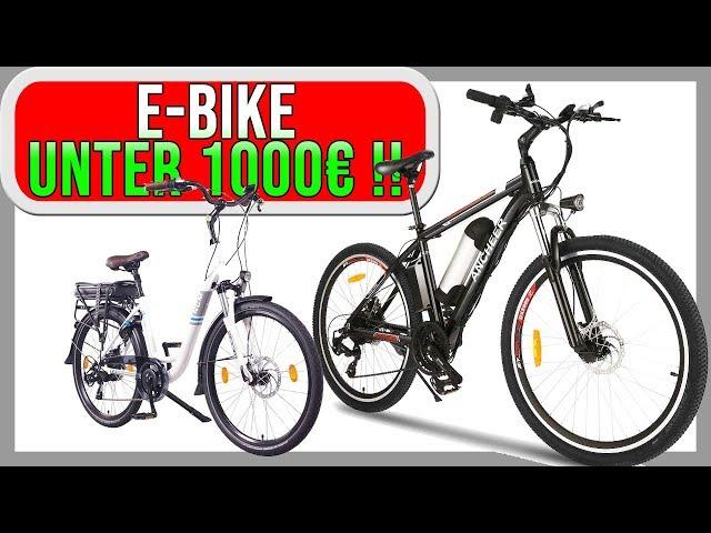 E-BIKE Kaufberatung  TOP 5 Pedelec Unter 1000€ Test