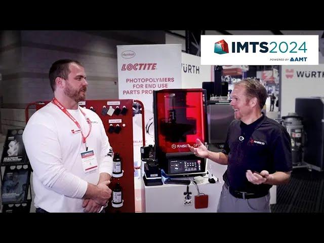 Raise3D at IMTS 2024 - Interview with CEO of Würth Additive discussing DF2 resin 3D printer