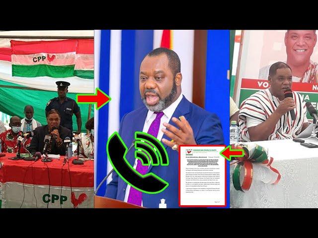 Leak Audio Of Matthew Opoku Saying Ghanaians Don't Want The Truth As The CPP Calls for him to Resign