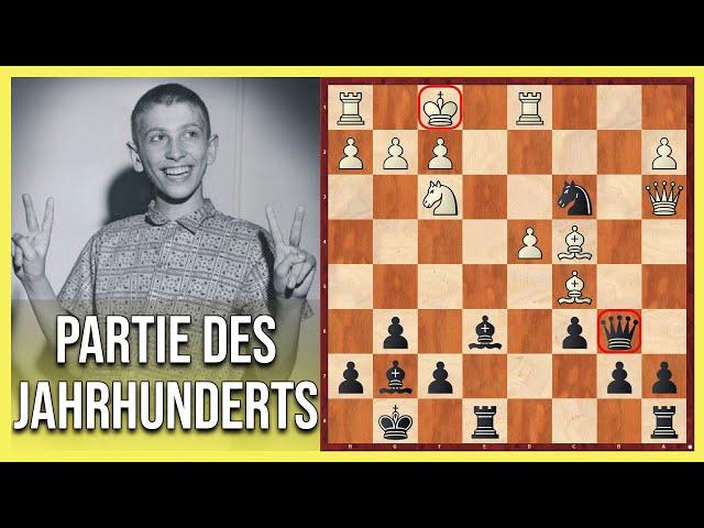 WUNDERKIND spielt Partie des Jahrhunderts || Donald Byrne vs. Robert James Fischer