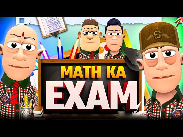 Math ka Exam  | @KomedyKeKing | Teacher vs students Funny Comedy Video.