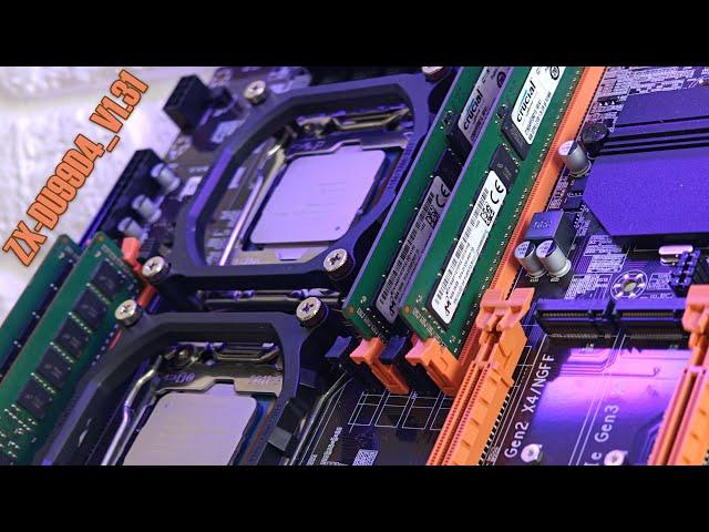 ZX-DU99D4_V1.31 - двухпроцессорный монстр за три копейки LGA2011-3 идеал для бюджетного сервера