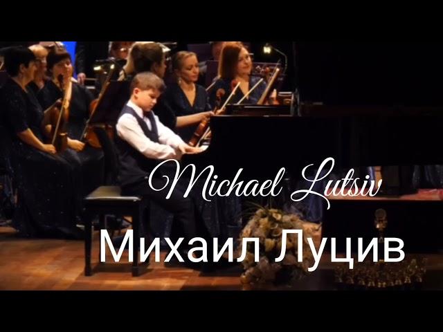 #mozart Yuri Polunin Piano Concertino in A minor Soloist  Michael Lutsiv 10 years old Boy