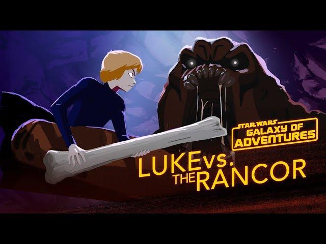 Luke vs. the Rancor - Wrath of the Rancor | Star Wars Galaxy of Adventures