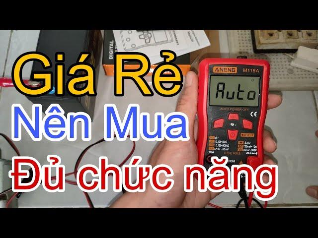 Đồng hồ đo điện vạn năng Đáng Mua Nhất  | Aneng M118A