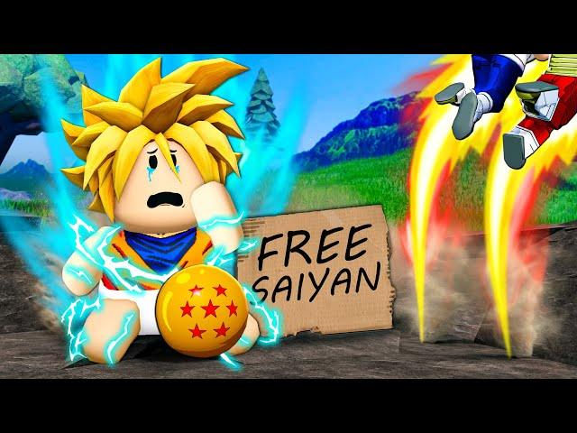 ABANDONED By SUPER SAIYAN Family! (A Roblox Movie)