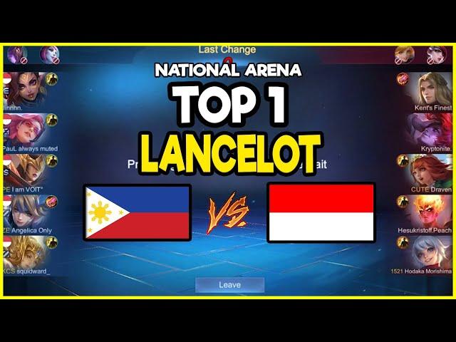 TOP 1 LANCELOT NG PINAS! | Team Philippines vs Indonesia - National Arena