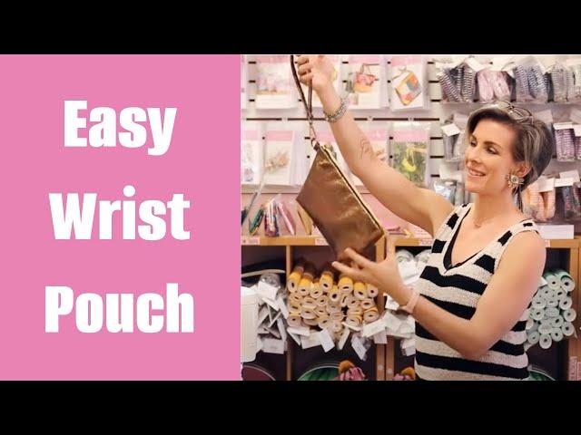 Easy Wrist Pouch Sewing tutorial