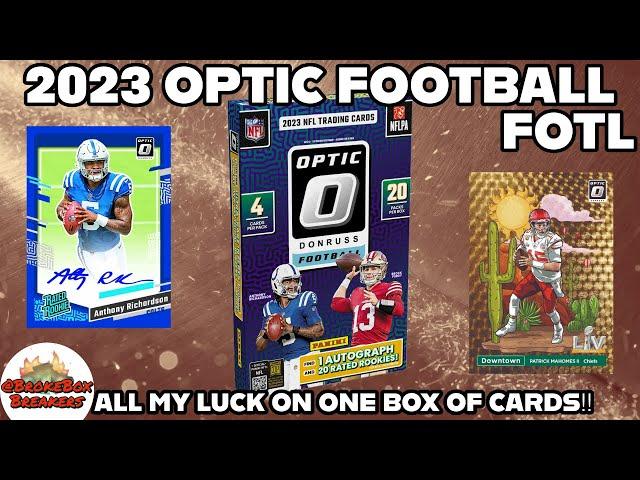 2 DownTown 1 Box!!  2023 Panini Donruss Optic Football Hobby FOTL  - review