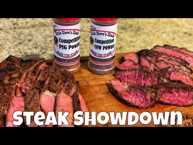 Two Steak Comparison Bone In vs. Boneless | Uncle Steve's Shake Review