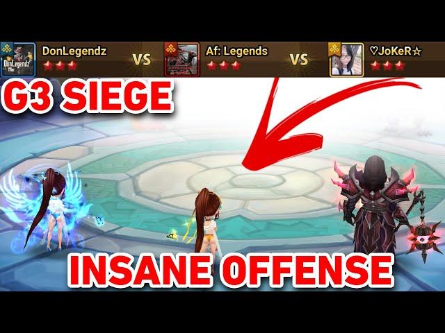 G3 Siege | DonLegendz vs Af: Legends vs JoKeR | #summonerswar