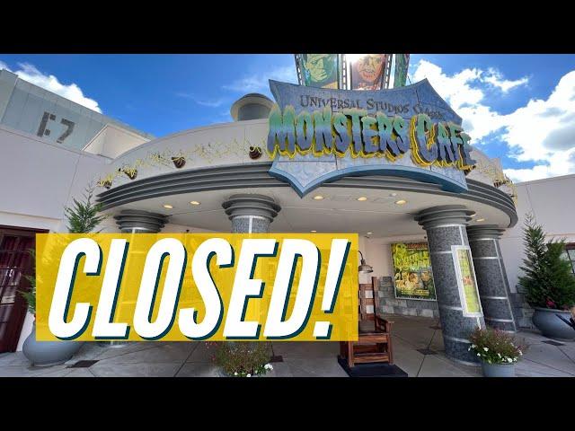 Universal Orlando Resort CLOSES Classic Monsters Cafe - Thrillgeek This Week