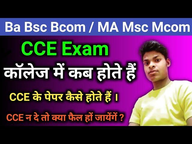 CCE exam kab hota hai/CCE exam kaisa hota hai/college me internal exam kaisa hota hai