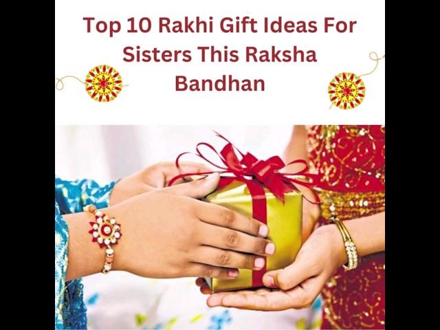 Top 10 Best & Unique Gifts For sister on Rakhi (2023) || Best Rakhi Gifts under 300 #shorts