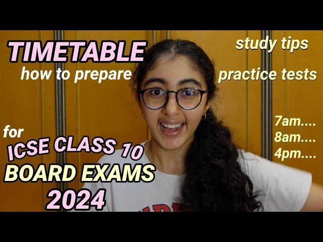 #37  How to prepare for BOARD EXAMS | most effective STUDY TIMETABLE