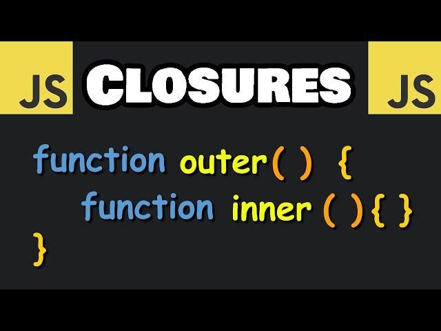 Learn JavaScript CLOSURES in 10 minutes! 