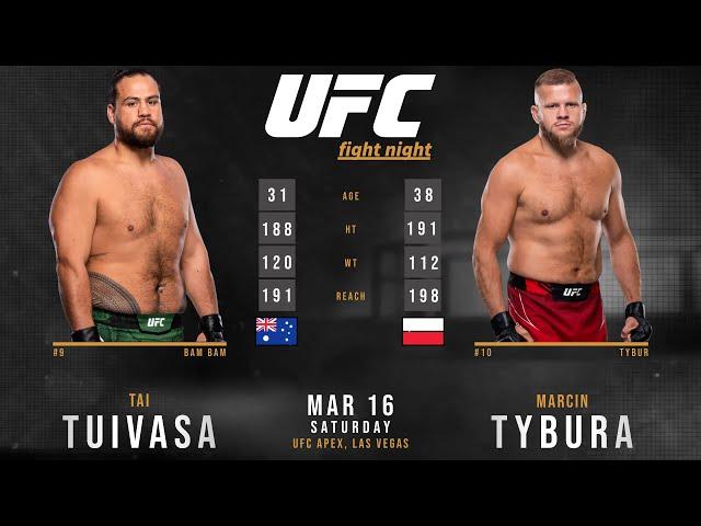 TAI TUIVASA vs Marcin TYBURA Full FIGHT