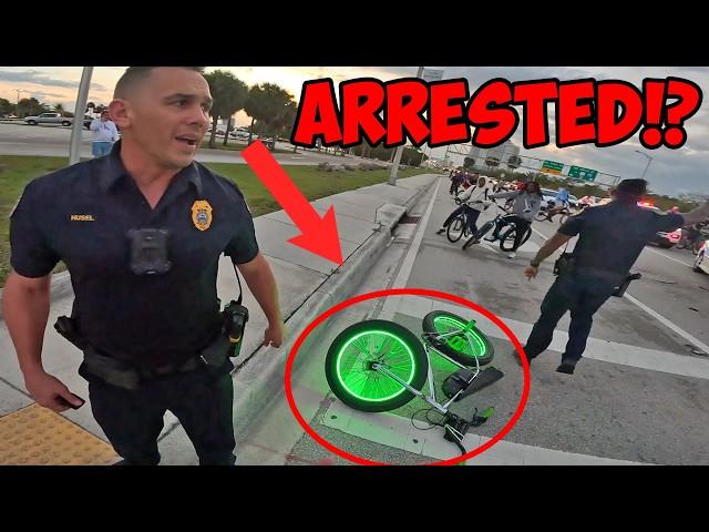 Bruh this cop really tackled me off my E-BIKE! *5 STARS*