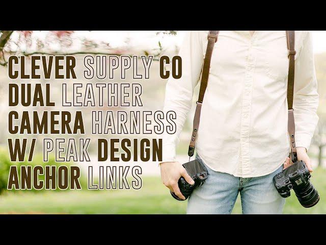 The PERFECT Peak Design Integrated Dual Leather Camera Harness - Clever Supply Co.