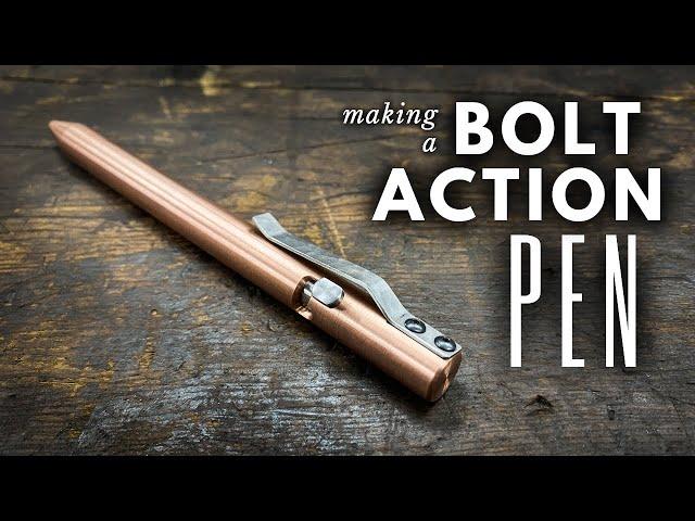 Making a BOLT ACTION Pen || INHERITANCE MACHINING