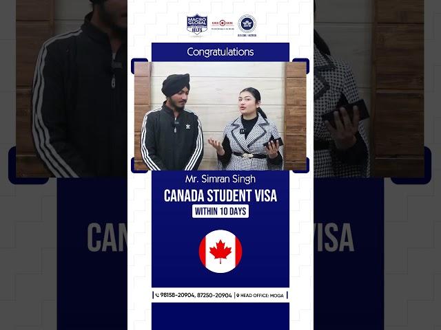 Canada Study Visa Approved in Just 10 Days! | Student Success Story | Macro Global