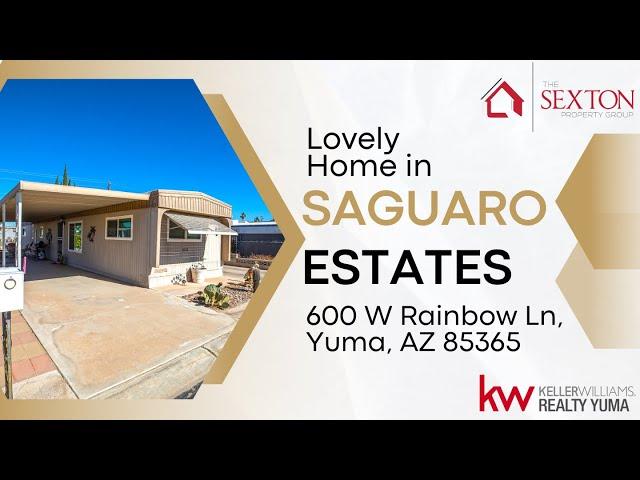 Check out this lovely fully furnished home in Saguaro Estates!